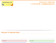 Tablet Screenshot of agarbattideals.com